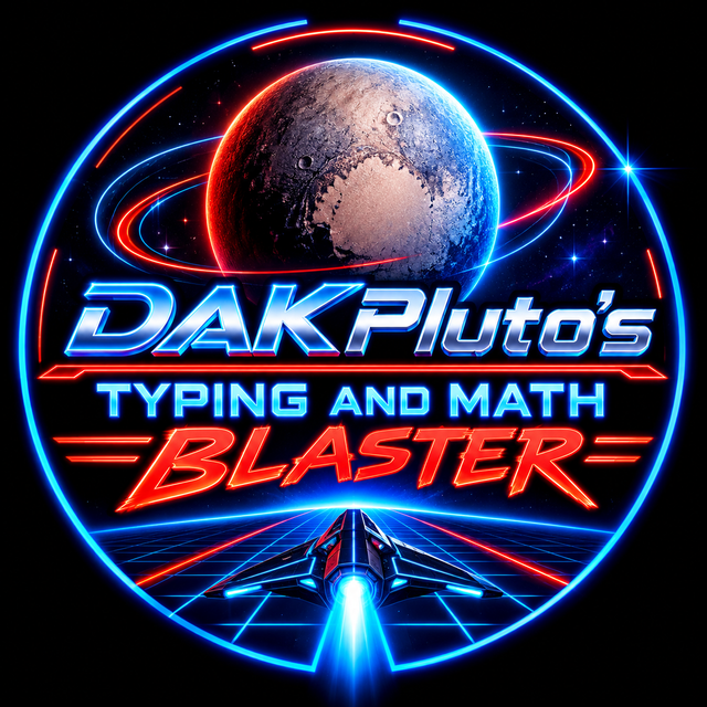 DAKPluto's Typing and Math Blaster